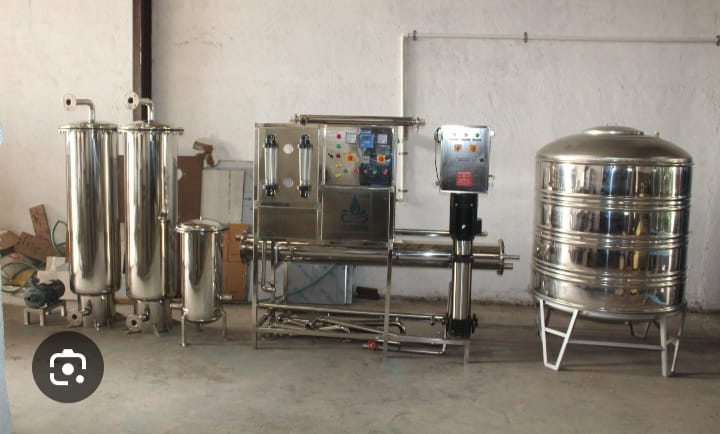Industrial RO Plant Assembly